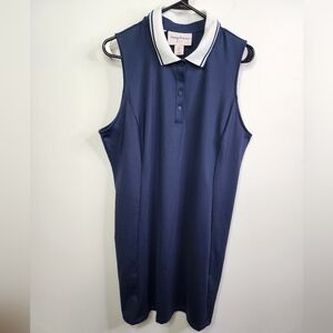 Tommy Bahama Golf Polo Sleeveless Navy Athletic Dress, XL